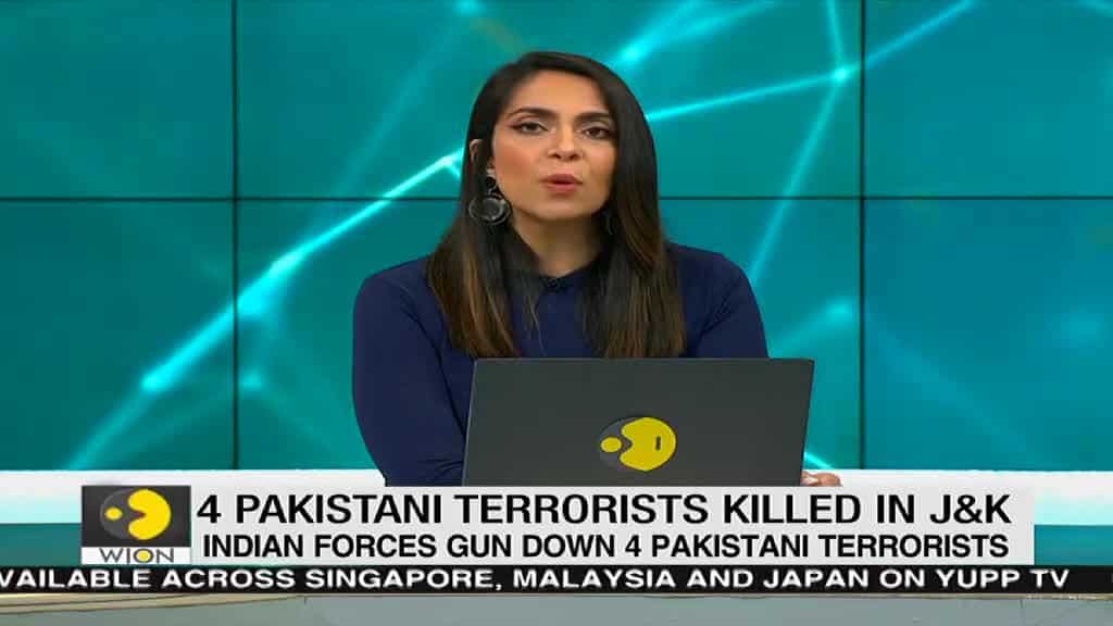 4 Pakistani terrorists killed In Jammu & Kashmir