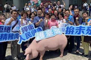 Thousands join annual Taiwan protest, anger focussed on US pork