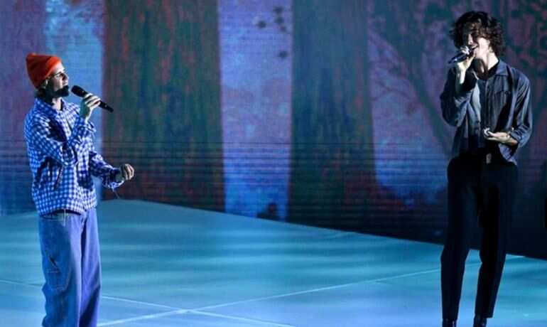 Justin and Shawn's 'Monster' Performance