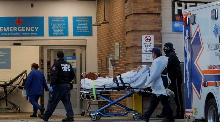 US sees record number of coronavirus hospitalisations for 12th day in a row US sees record number of coronavirus hospitalisations for 12th day in a row