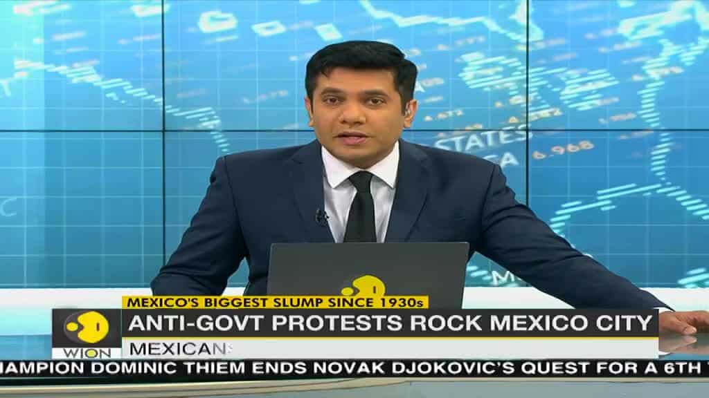 Mexicans take to the streets to protest against the government