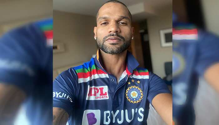 Shikhar Dhawan gives sneak peek into Team India's new jersey