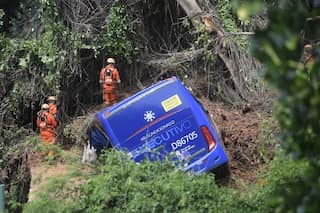 At least 37 killed as bus, truck collide in Brazil