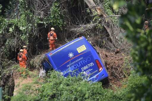 At least 37 killed as bus, truck collide in Brazil
