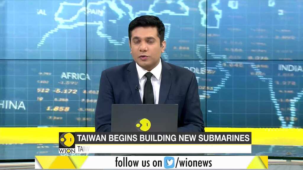 Video: Taiwan begins building new submarines
