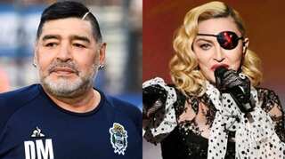 Confused fans pay tribute to Madonna as legendary footballer Diego Maradona dies