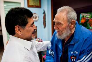 Maradona, football legend, was a champion of Latin America's left