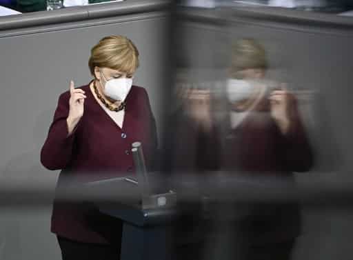 German chancellor Angela Merkel urges 'fair' distribution of coronavirus vaccine