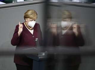 German chancellor Angela Merkel urges 'fair' distribution of coronavirus vaccine
