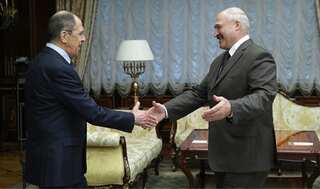 Russian Foreign Minister Sergei Lavrov accuses West of interfering in Belarus