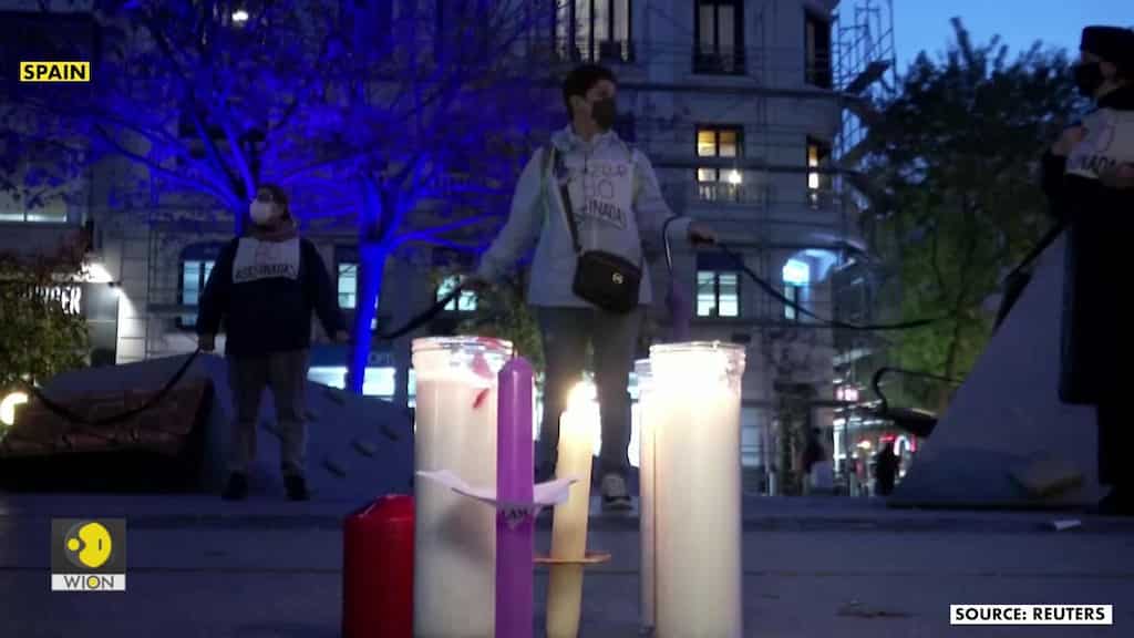Spanish women join global call for end to domestic violence
