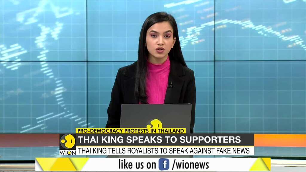 Thai King tells royalists to speak against fake news