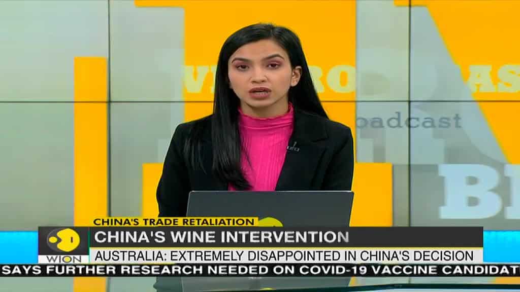 China imposes heavy tariffs on Australian wine