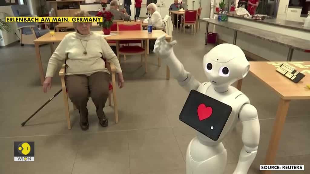 Robots boost morale and help with hygiene at a German care home