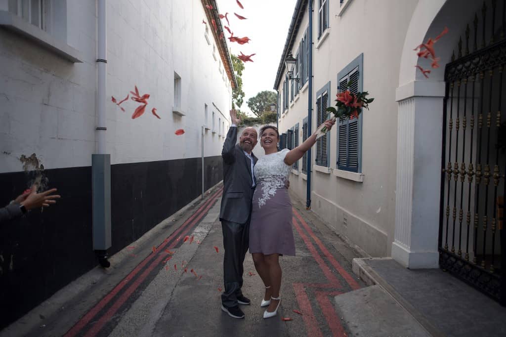 Foreigners flock to Gibraltar to wed during pandemic Foreigners flock to Gibraltar to wed during pandemic