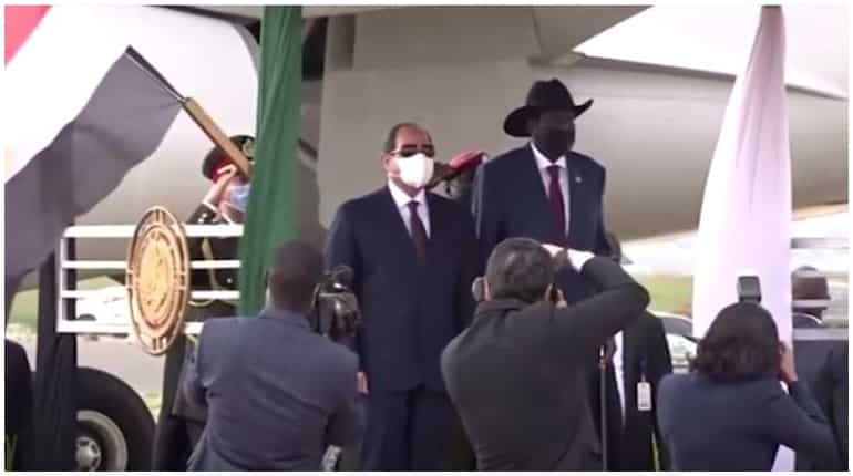 Egypt president arrives in South Sudan amid rising regional tensions Egypt president arrives in South Sudan amid rising regional tensions