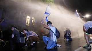 Thousands rally outside Israel PM Benjamin Netanyahu's residence