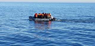 French ship rescues 45 migrants from English Channel