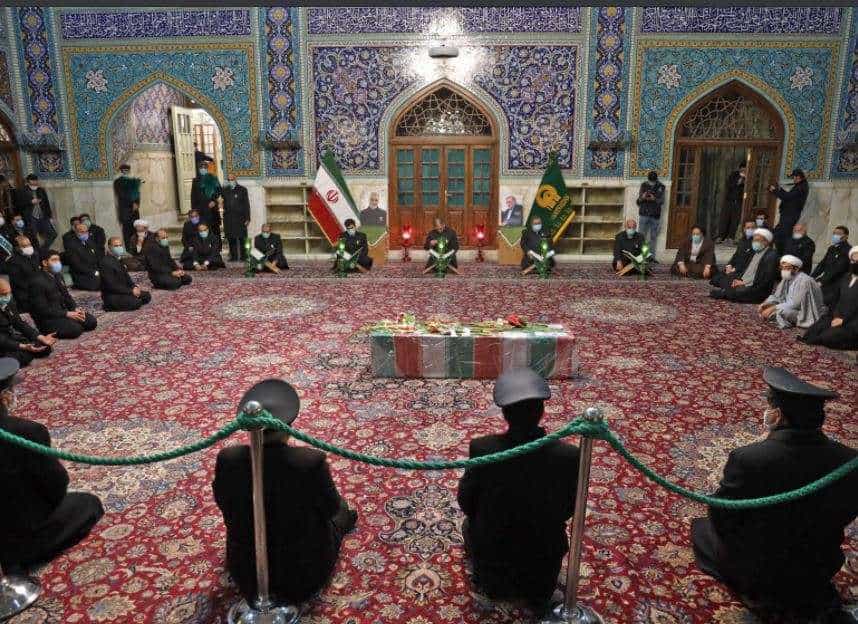 Iran nuclear scientist's body taken to Muslim shrine Iran nuclear scientist's body taken to Muslim shrine
