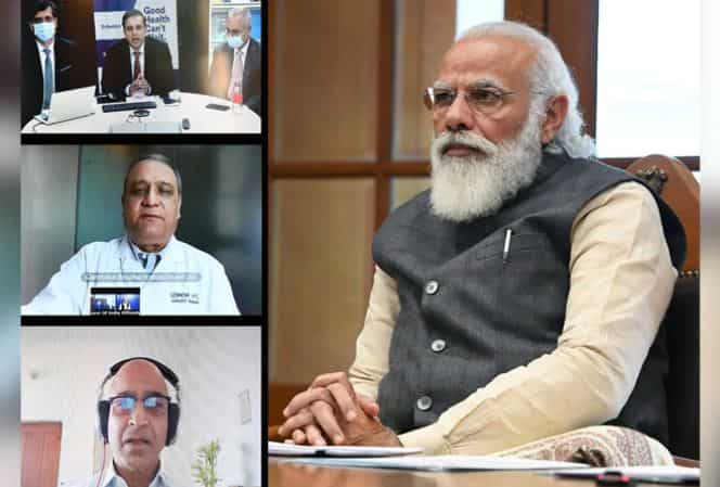 News Alert: Indian PM Modi holds virtual meet with 3 biotechnology firms