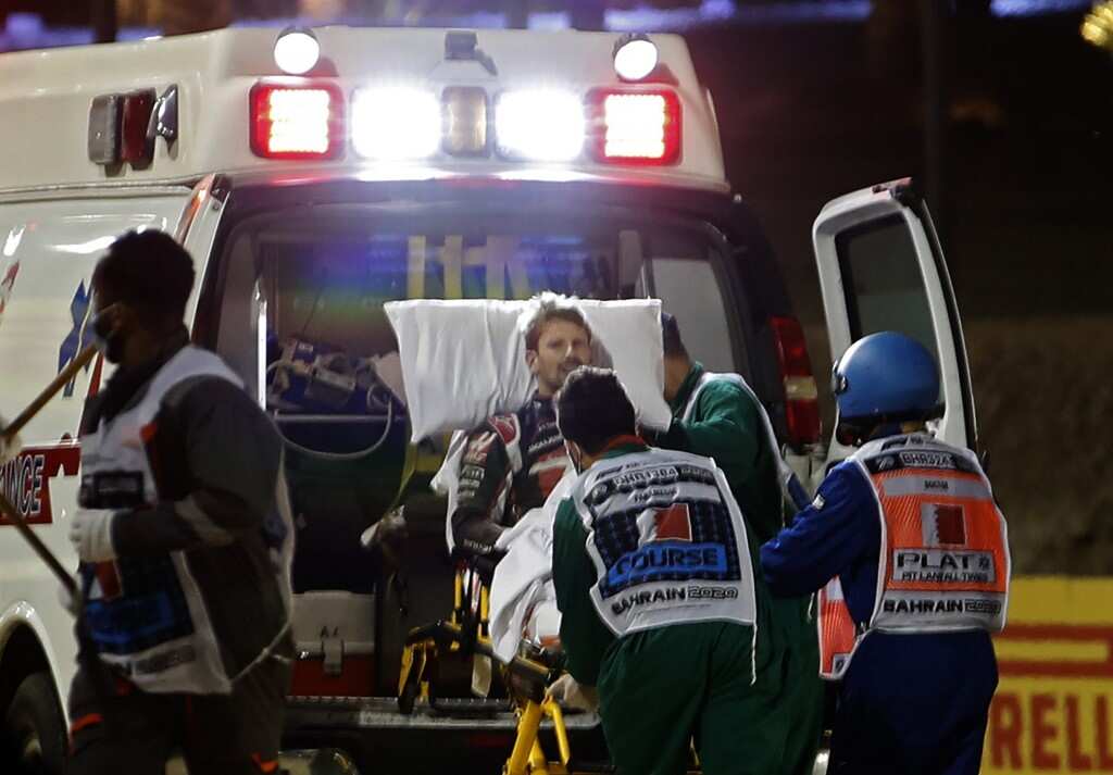 Romain Grosjean doing 'okay' in hospital, expected to be discharged on Tuesday