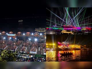 Kashi ghats in India illuminated with 15 lakh diyas on Dev Deepawali