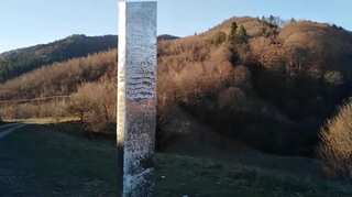 Mystery continues: Strange metal monolith now spotted in Romania after disappearing from Utah desert