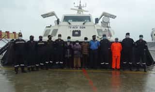 Cyclone Burevi: Indian coast guard rescues three fishermen stranded on island for over two days