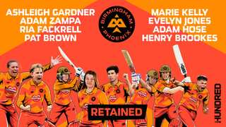 The Hundred: Aussie stars Gardner and Zampa lead eight players committing to Birmingham Phoenix