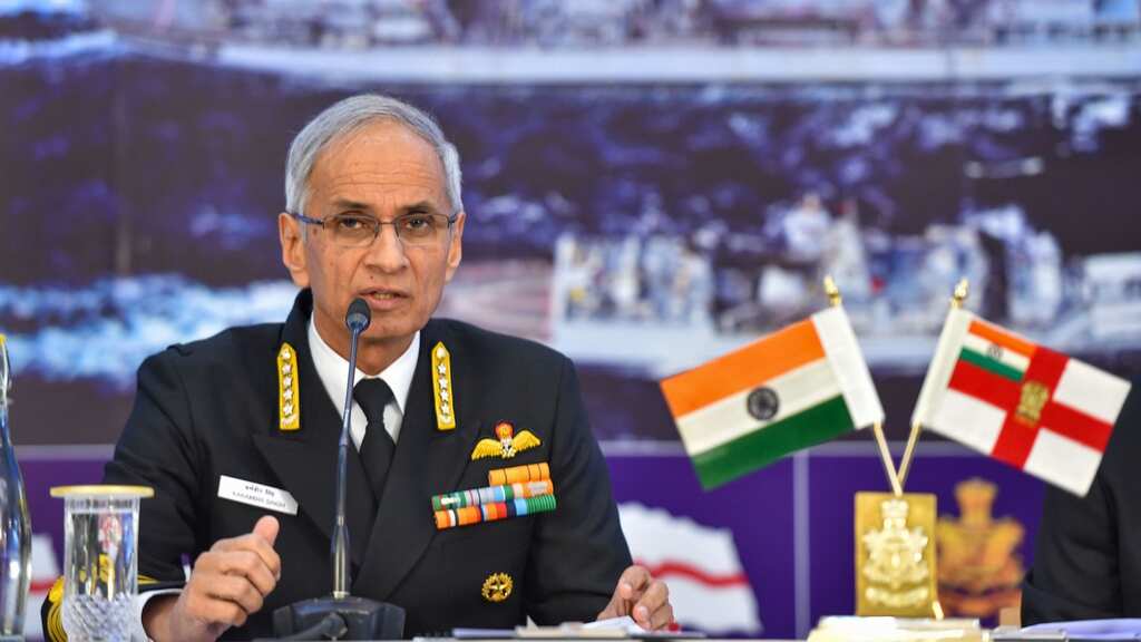 Indian Navy chief says, "Alive to any threat in maritime domain, P8i aircraft deployed"