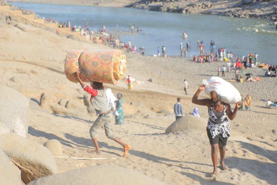 An act of kindness: Kanoush devotes his free time helping other Ethiopian refugees