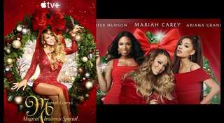 Watch: Mariah Carey, Ariana Grande spread holiday cheer with 'Oh Santa!'