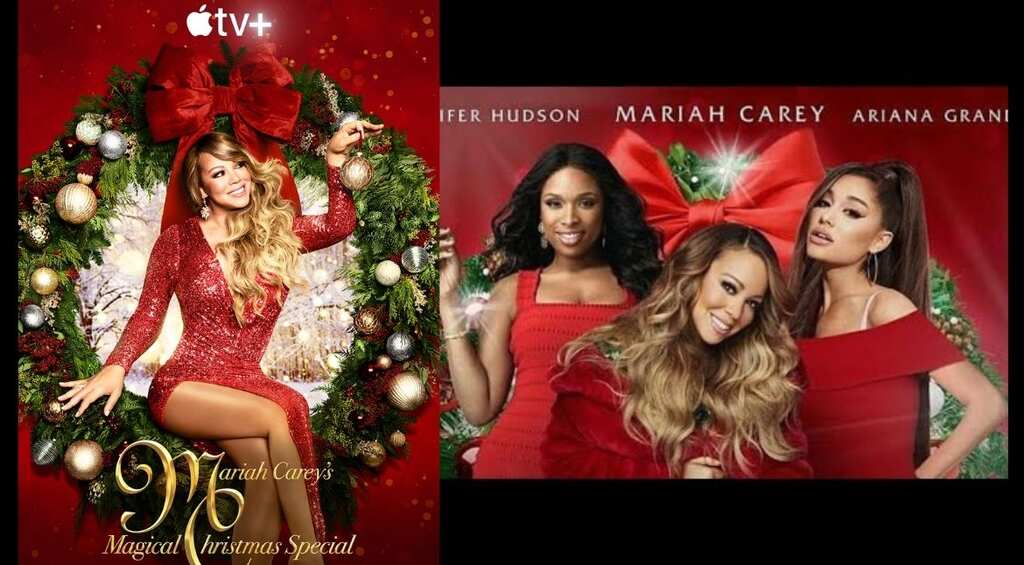 Watch: Mariah Carey, Ariana Grande spread holiday cheer with 'Oh Santa!'