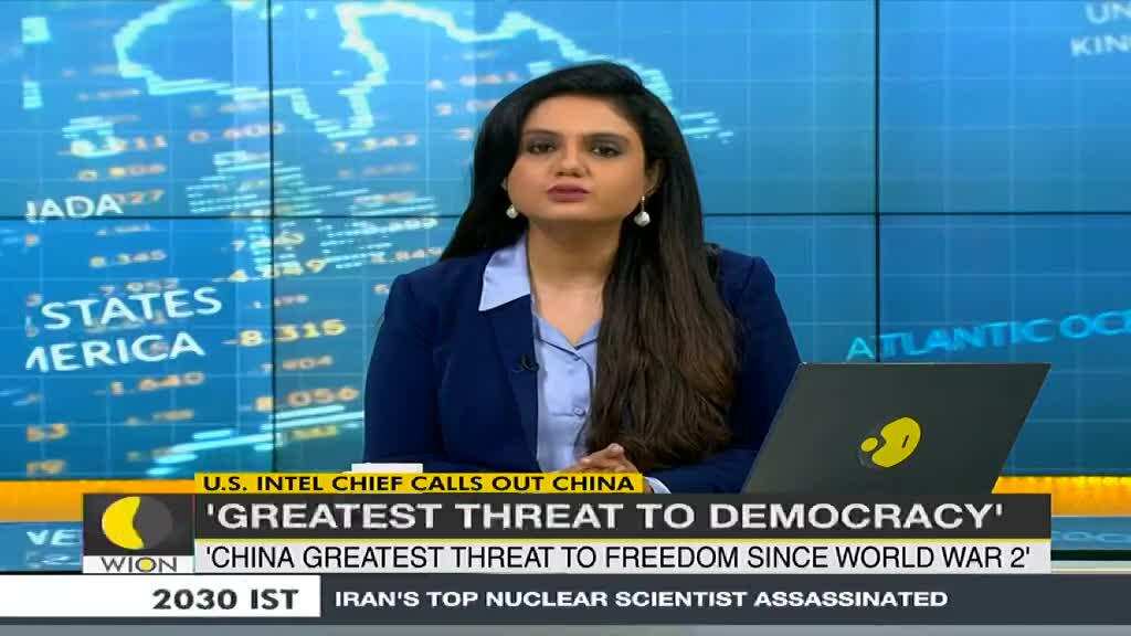 US intelligence chief calls China greatest threat to democracy