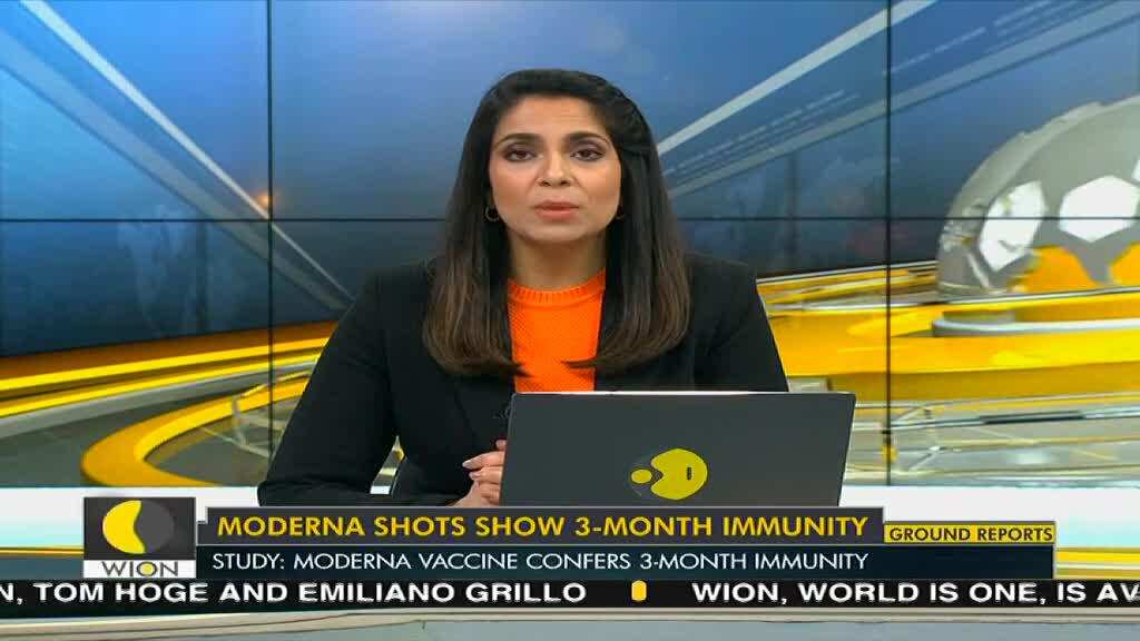 Study shows Moderna vaccine confers at least 3 months immunity
