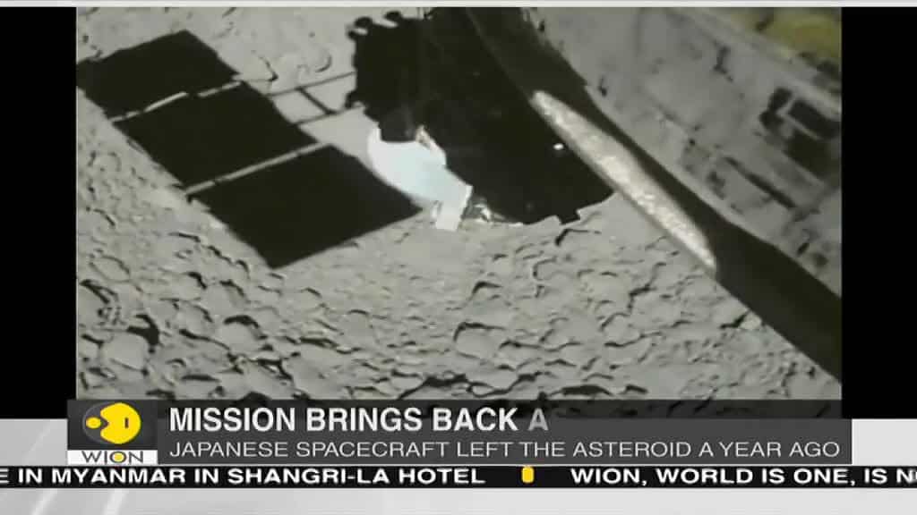 Japanese spacecraft returns to Earth carrying pieces of distant Asteroid