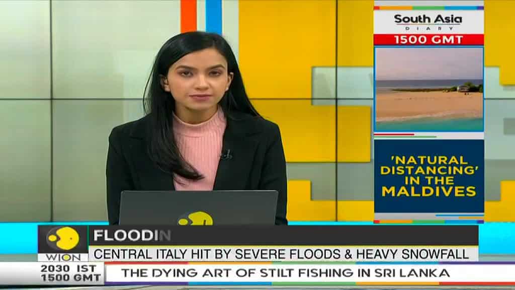Heavy rain and Snowfall wreak havoc in Italy