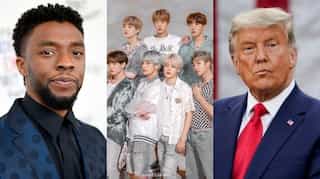 Chadwick Boseman, Donald Trump and pop group BTS dominate Twitter in 2020