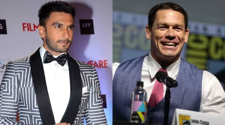 John Cena shares Ranveer Singh's photo, fans say he is Indian at heart John Cena shares Ranveer Singh's photo, fans say he is Indian at heart