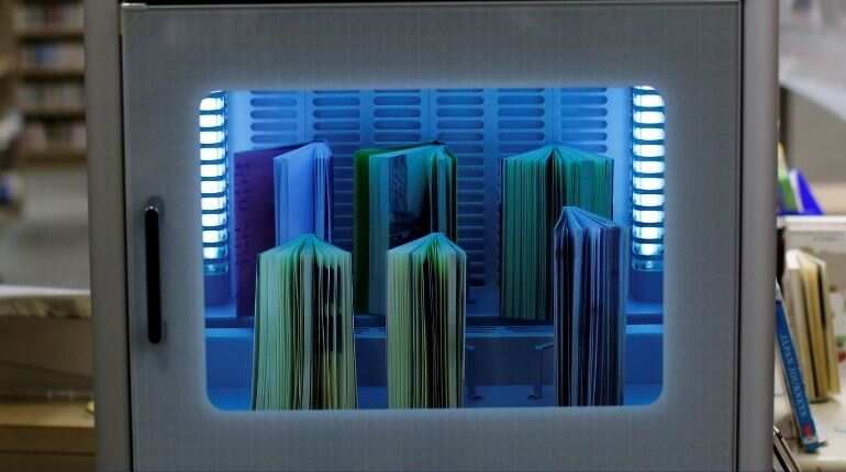 In pics | Why are Japanese libraries sterilising books with ultraviolet light? In pics | Why are Japanese libraries sterilising books with ultraviolet light?