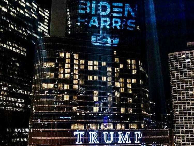 Move over Trump Tower. Think Biden municipal swimming pool now