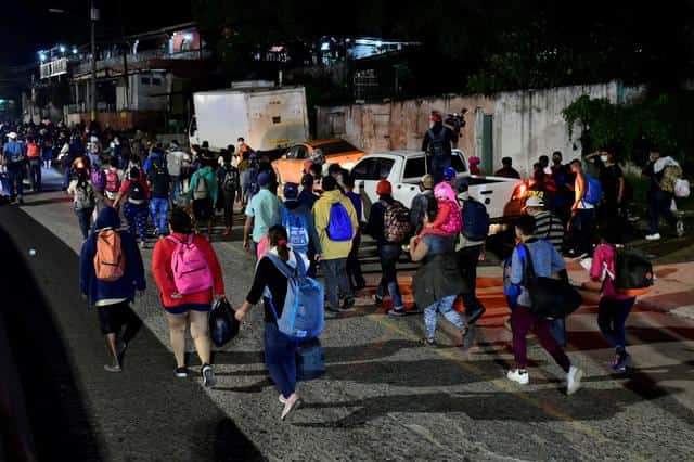 Migrant caravan sets off to US from Honduras, risking new tensions