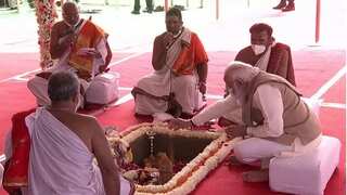 Central Vista project: PM Modi lays foundation stone for new Parliament building