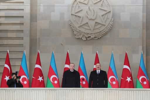 Azerbaijan's struggle will continue on many other fronts, says Erdogan during military parade