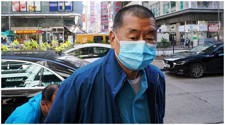 Hong Kong media mogul Jimmy Lai produced in court on national security charge