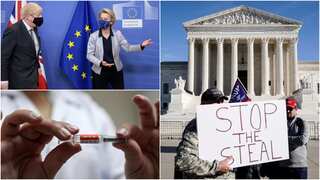 Morning news brief: Brexit talks, pro-Trump rally and preps for Covid vaccine