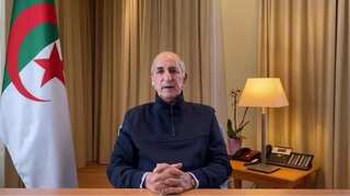 Algeria president in first TV appearance in almost two months