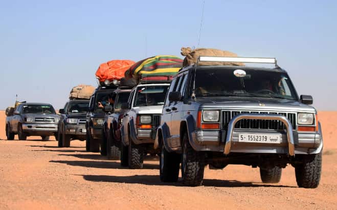 Libya 4WD road warriors on bumpy ride to revive tourism
