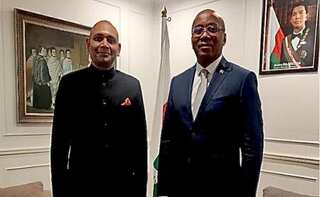 Indian Ambassador Abhay Kumar expresses solidarity with people facing drought in Madagascar