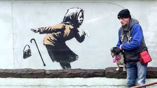 Banksy's 'Achoo' causes distress for property owners